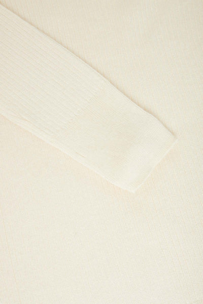 Maglia a Costine Girocollo White - C.T.plage