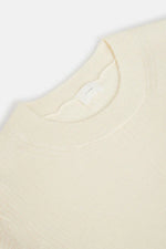 Carica l&#39;immagine nel visualizzatore di Gallery, Maglia a Costine Girocollo White - C.T.plage
