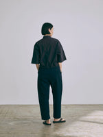 Carica l'immagine nel visualizzatore di Gallery, Camicia Linda W White | Navy - Nicholson&amp;Nicholson
