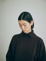 Carica l'immagine nel visualizzatore di Gallery, Maglione Lulu Brown | Navy | Grey - Nicholson&amp;Nicholson

