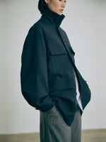 Carica l'immagine nel visualizzatore di Gallery, Capospalla Greta WO Navy - Nicholson&amp;Nicholson
