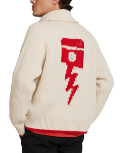 Piston Shawl Cardigan Dirty White - Deus Ex Machina