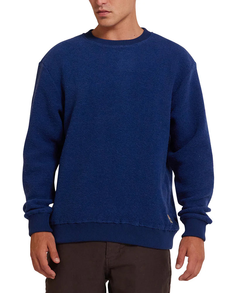 Reo Textured Fleece Blue - Deus Ex Machina