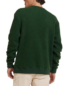 Reo Textured Fleece Forest Green - Deus Ex Machina