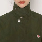 Carica l&#39;immagine nel visualizzatore di Gallery, Women&#39;s Nylon Taffeta Short Jacket Dark Olive|Purple - Danton
