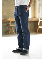 Carica l&#39;immagine nel visualizzatore di Gallery, Jeans 105 Standard Selvedge Denim One Wash - Orslow
