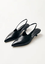 Carica l'immagine nel visualizzatore di Gallery, Eros Black Leather Pumps - Alohas
