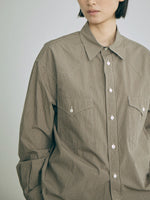 Carica l'immagine nel visualizzatore di Gallery, Camicia Brenda W Beige Check - Nicholson&amp;Nicholson
