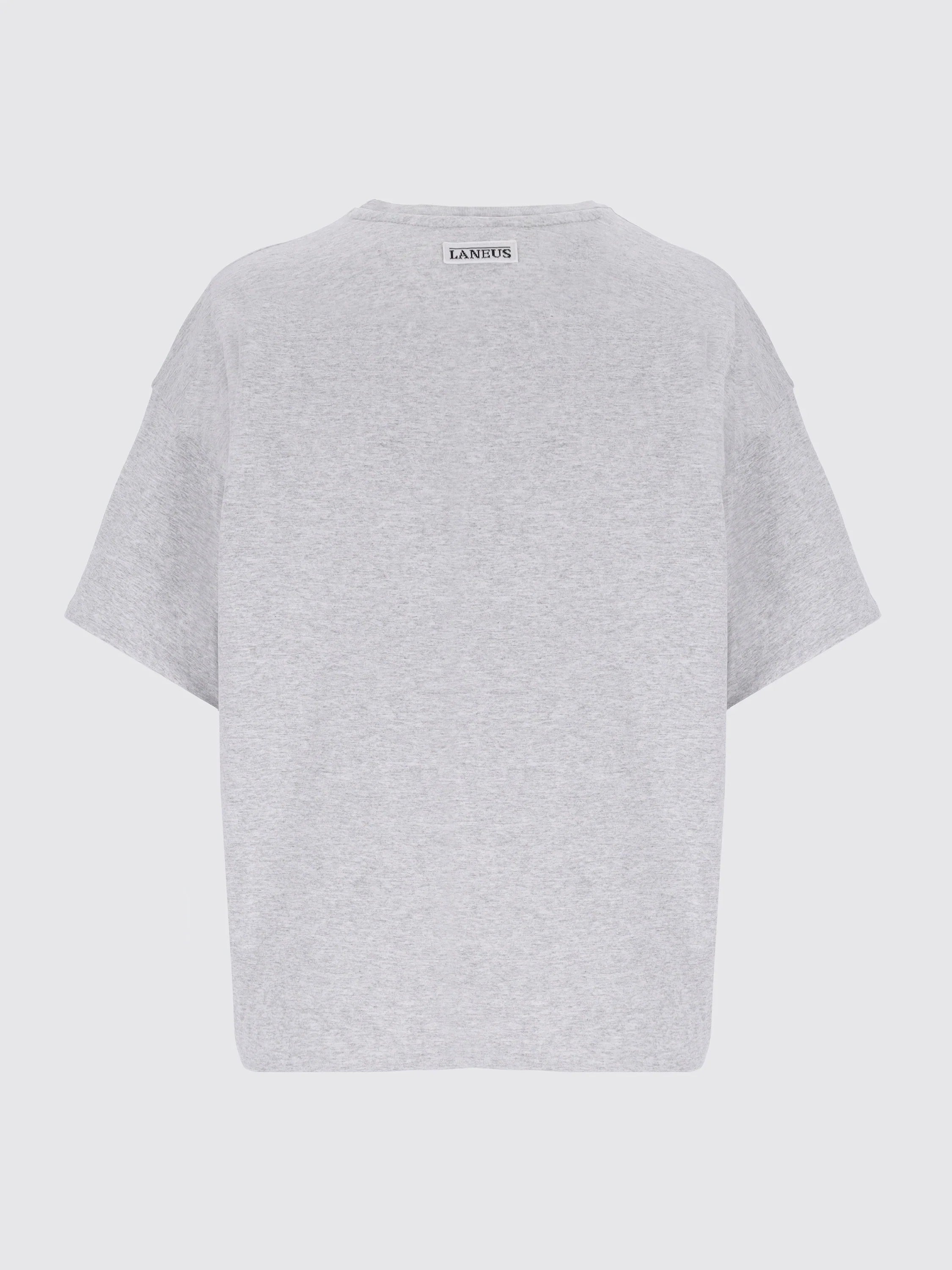 Tshirt Imbottita White | Grey - Laneus