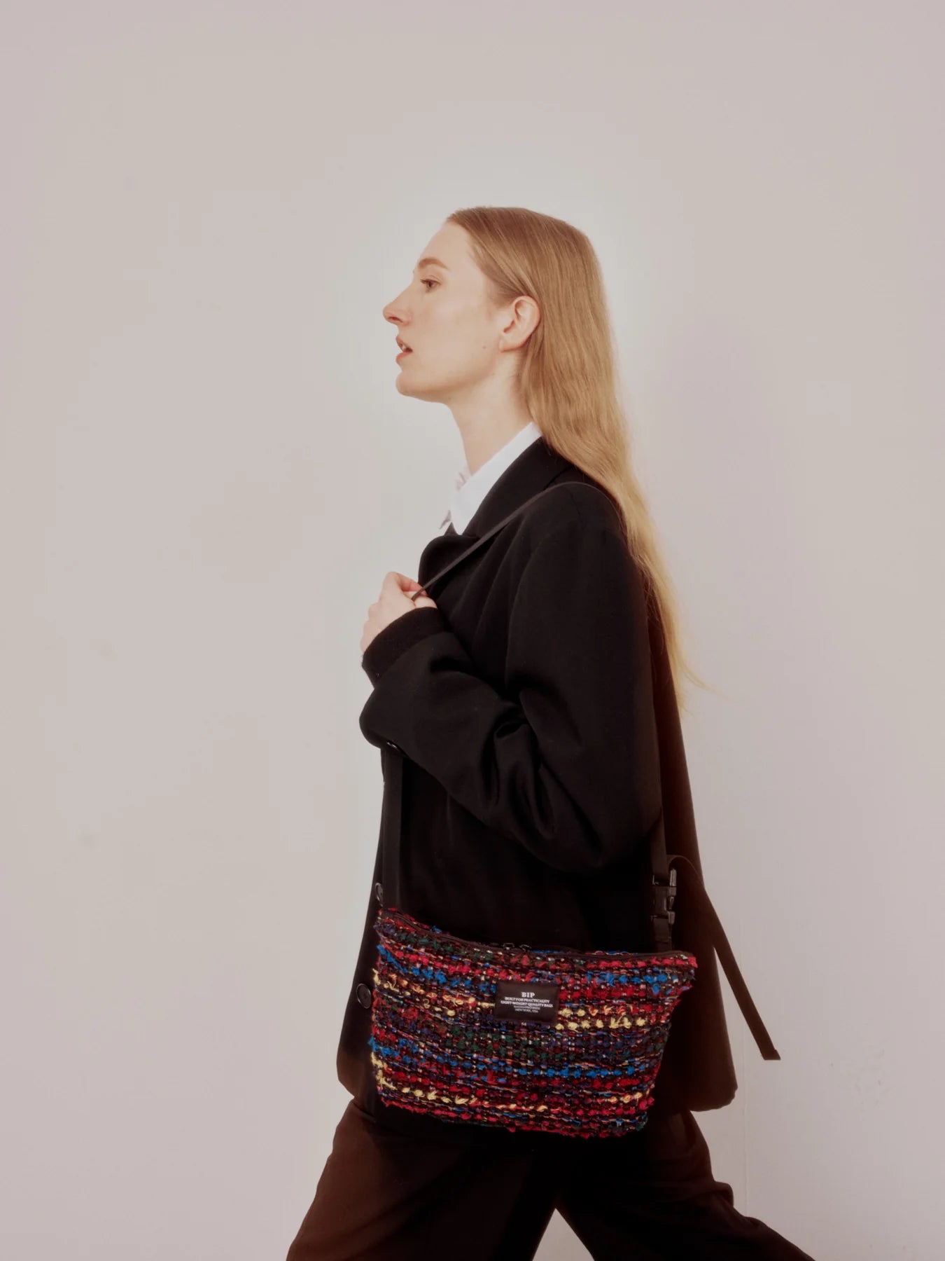 Borsa Fannypack Crossbody Multi Tweed - BAGSINPROGRESS