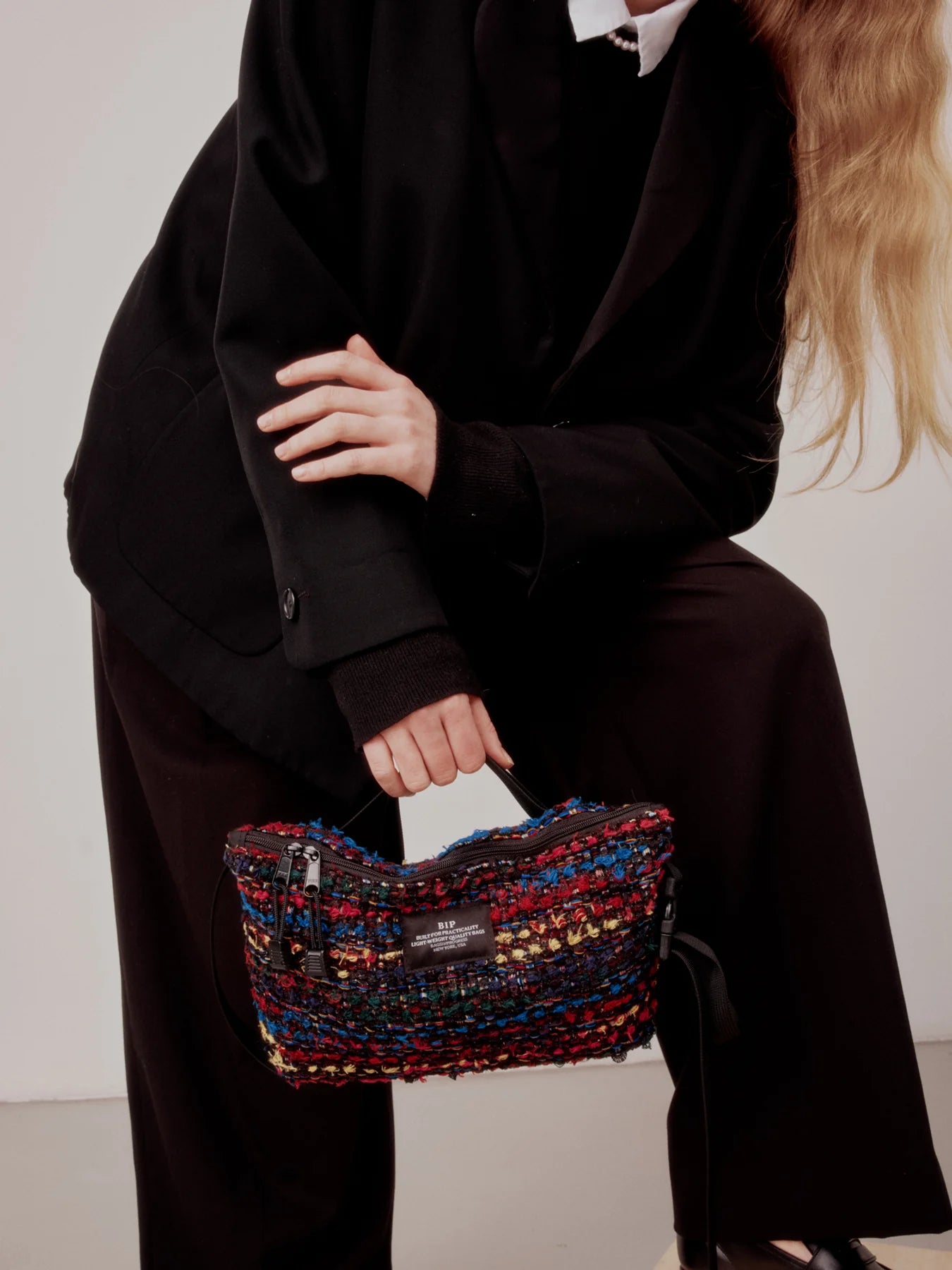 Borsa Fannypack Crossbody Multi Tweed - BAGSINPROGRESS