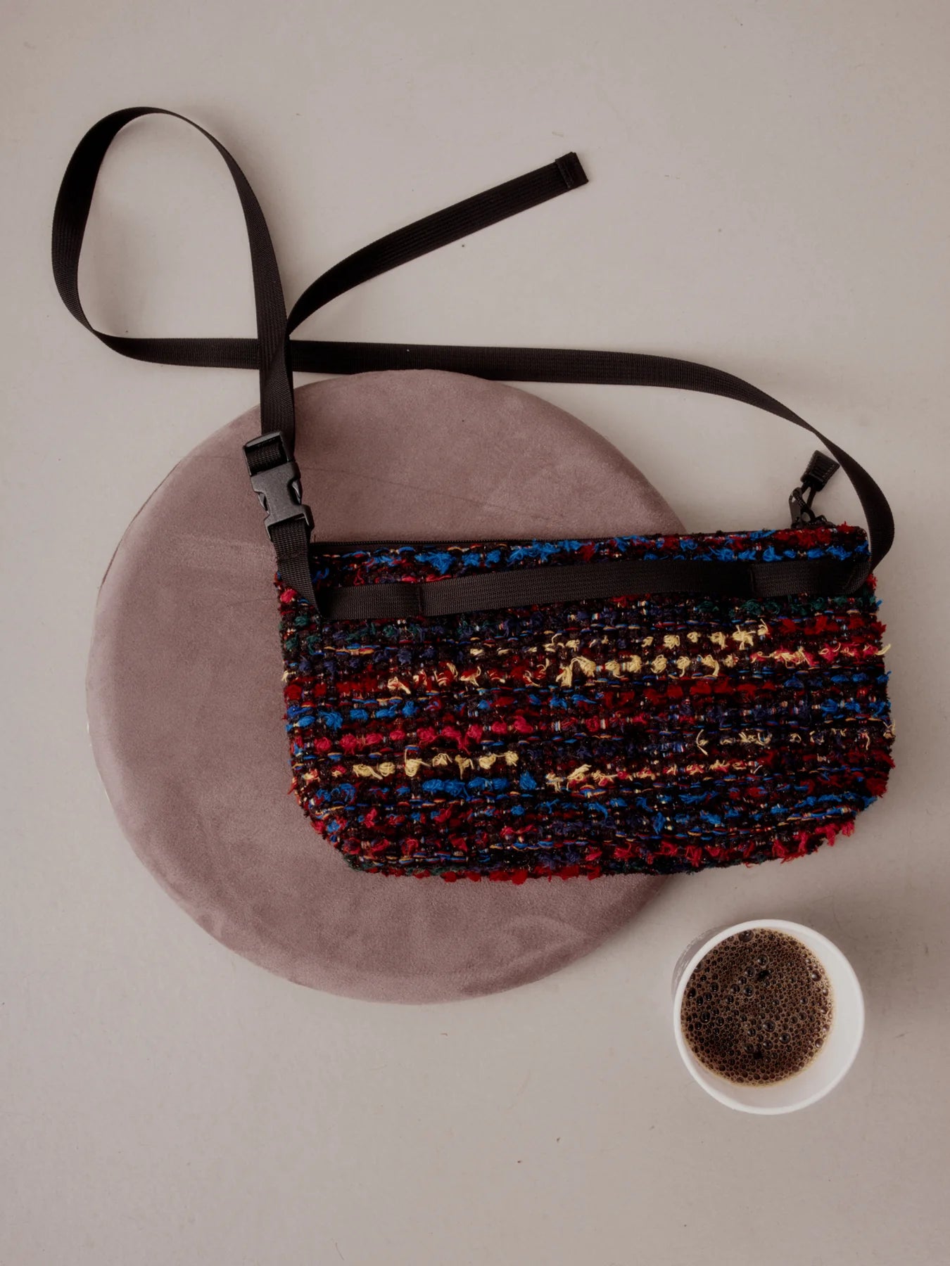 Borsa Fannypack Crossbody Multi Tweed - BAGSINPROGRESS
