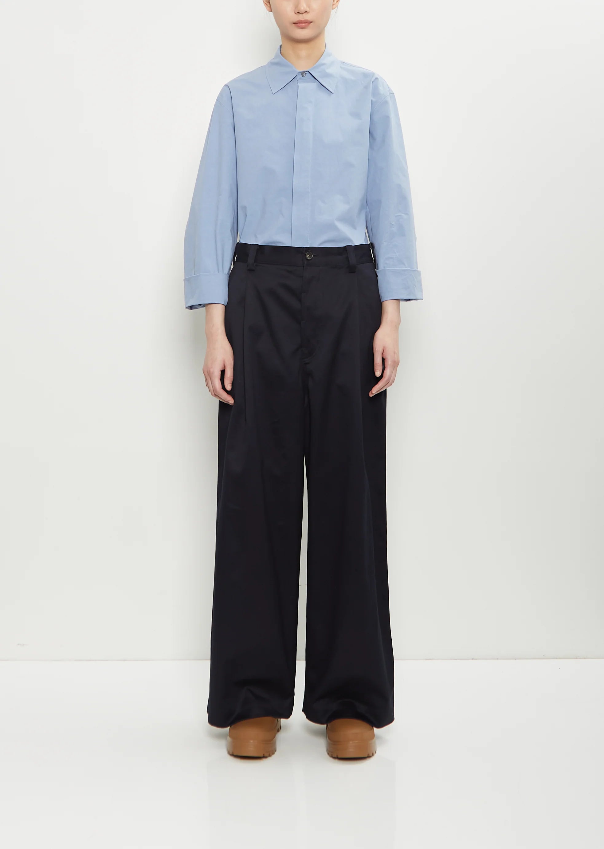 Pasadena Cotton Darted Pants - Sofie D'Hoore