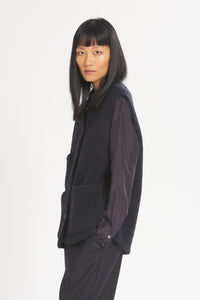 Gilet Teddy Ricciolo Navy - Barena Venezia