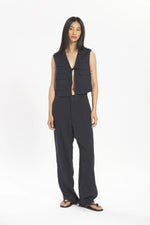 Carica l'immagine nel visualizzatore di Gallery, Pantalone Ida Lisca Navy - Barena Venezia
