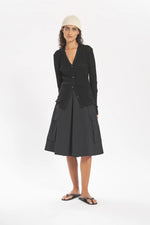 Carica l'immagine nel visualizzatore di Gallery, Gonna Cate Vion Nero - Barena Venezia
