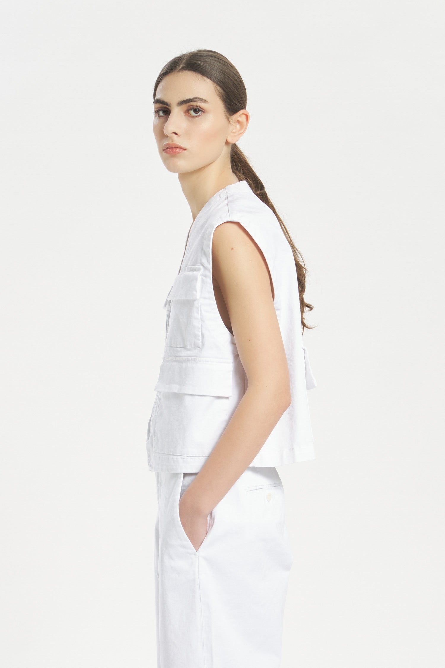 Gilet Travel Traverso Bianco - Barena Venezia