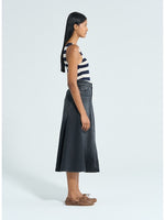 Carica l&#39;immagine nel visualizzatore di Gallery, Gonna Mid Serenity Mid Black - Haikure
