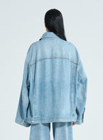 Carica l&#39;immagine nel visualizzatore di Gallery, Jacket Janet Blue Aqua | Mid Black - Haikure
