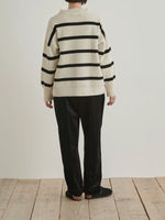 Carica l&#39;immagine nel visualizzatore di Gallery, Knitwear Heriot-St White - Nicholson&amp;Nicholson
