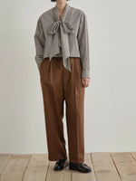 Carica l&#39;immagine nel visualizzatore di Gallery, Pantalone PORT-TRO Brown - Nicholson&amp;Nicholson
