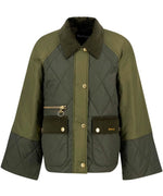 Carica l&#39;immagine nel visualizzatore di Gallery, Martha Quilted Jacket Olive/Dark Moss - Barbour
