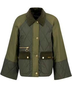 Martha Quilted Jacket Olive/Dark Moss - Barbour