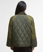 Carica l&#39;immagine nel visualizzatore di Gallery, Martha Quilted Jacket Olive/Dark Moss - Barbour
