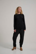 Carica l'immagine nel visualizzatore di Gallery, Pants 42 black linen - Monique Van Heist

