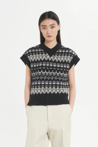 Gilet Tonia Caleo Nero - Barena Venezia