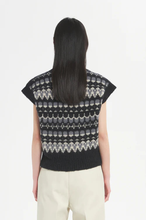 Gilet Tonia Caleo Nero - Barena Venezia