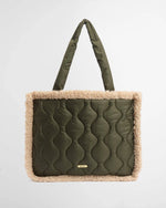 Carica l&#39;immagine nel visualizzatore di Gallery, Marnie Quilt Tote Bag Olive - Barbour
