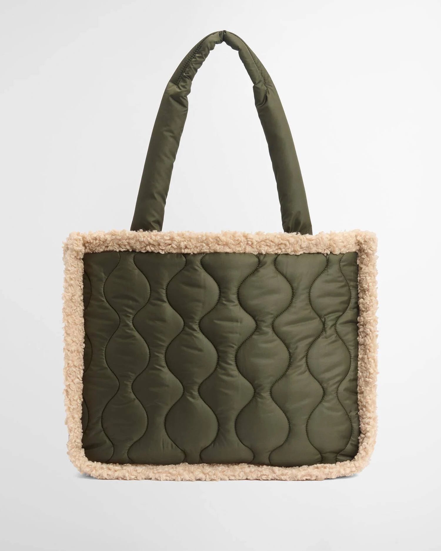 Marnie Quilt Tote Bag Olive - Barbour