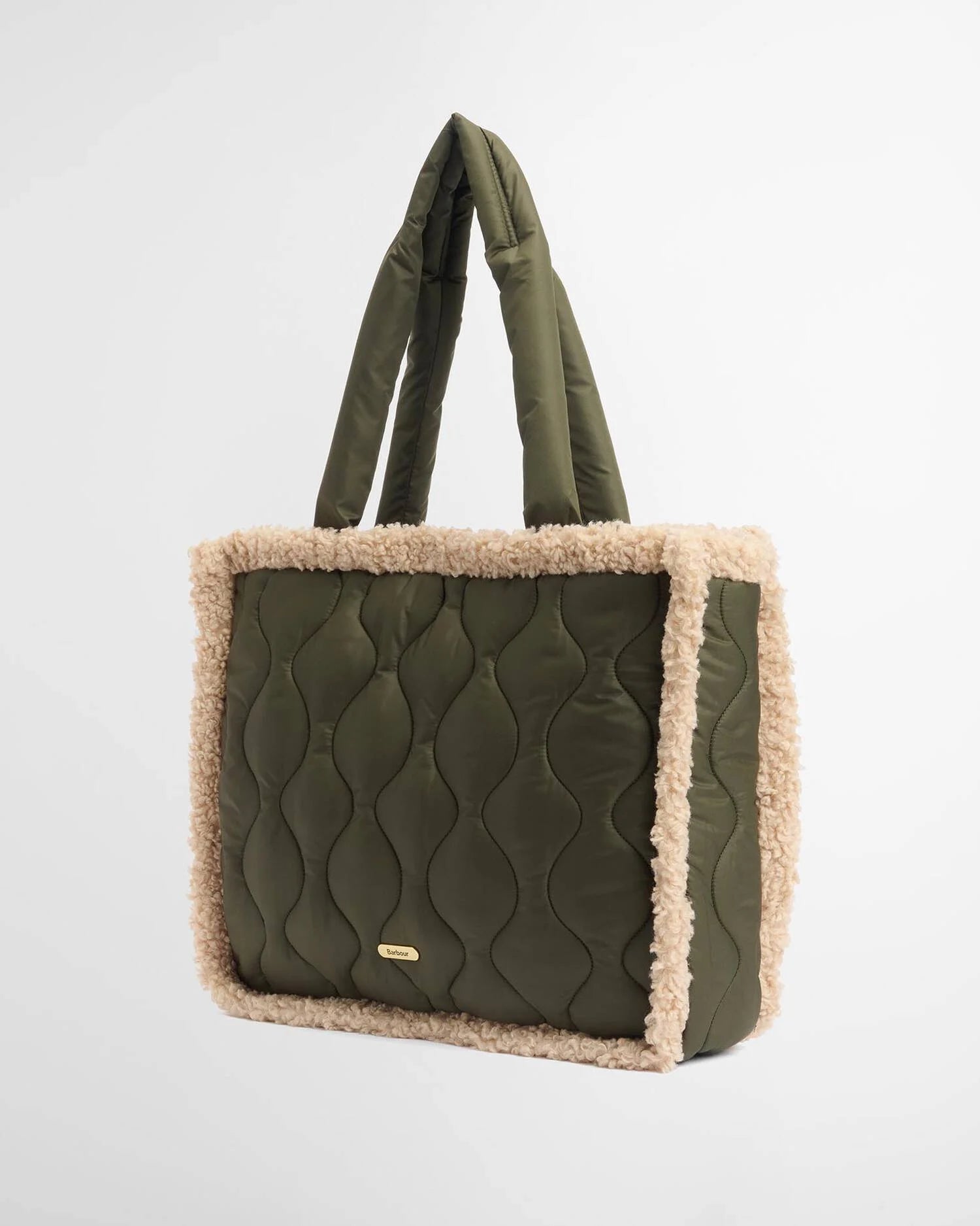 Marnie Quilt Tote Bag Olive - Barbour