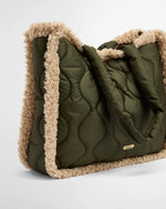 Carica l&#39;immagine nel visualizzatore di Gallery, Marnie Quilt Tote Bag Olive - Barbour
