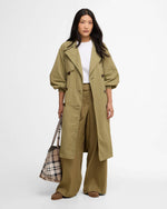 Carica l'immagine nel visualizzatore di Gallery, Layla Trench Showerproof Jacket Olive - Barbour
