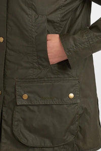 Lightweight Beadnell Wax Jacket Archive Olive - Barbour