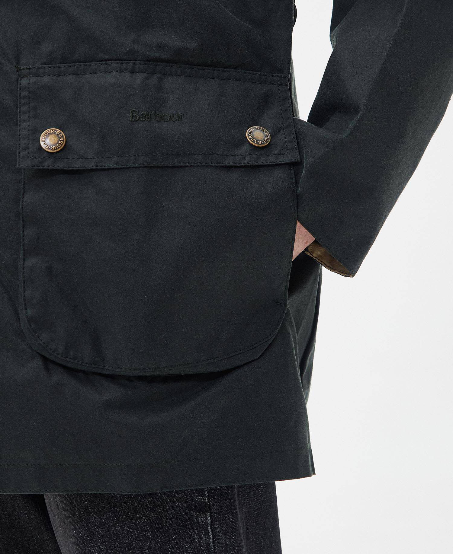 Tain Waxed Jacket Sage - Barbour