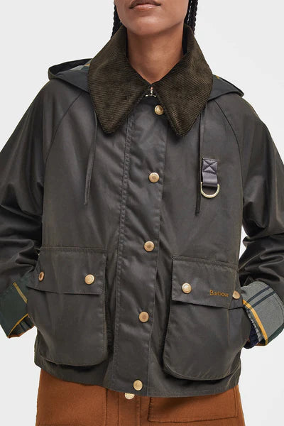 Reighton Spey Waxed Jacket Olive/Ancient - Barbour