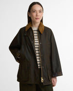 Carica l'immagine nel visualizzatore di Gallery, Women's Bedale Waxed Jacket Olive - Barbour
