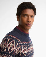 Carica l'immagine nel visualizzatore di Gallery, Tisbury Fair Isle Crew Neck Jumper - Barbour

