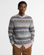 Carica l'immagine nel visualizzatore di Gallery, Dalehead Fair Isle Crew Neck Jumper - Barbour
