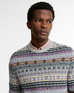 Carica l'immagine nel visualizzatore di Gallery, Dalehead Fair Isle Crew Neck Jumper - Barbour
