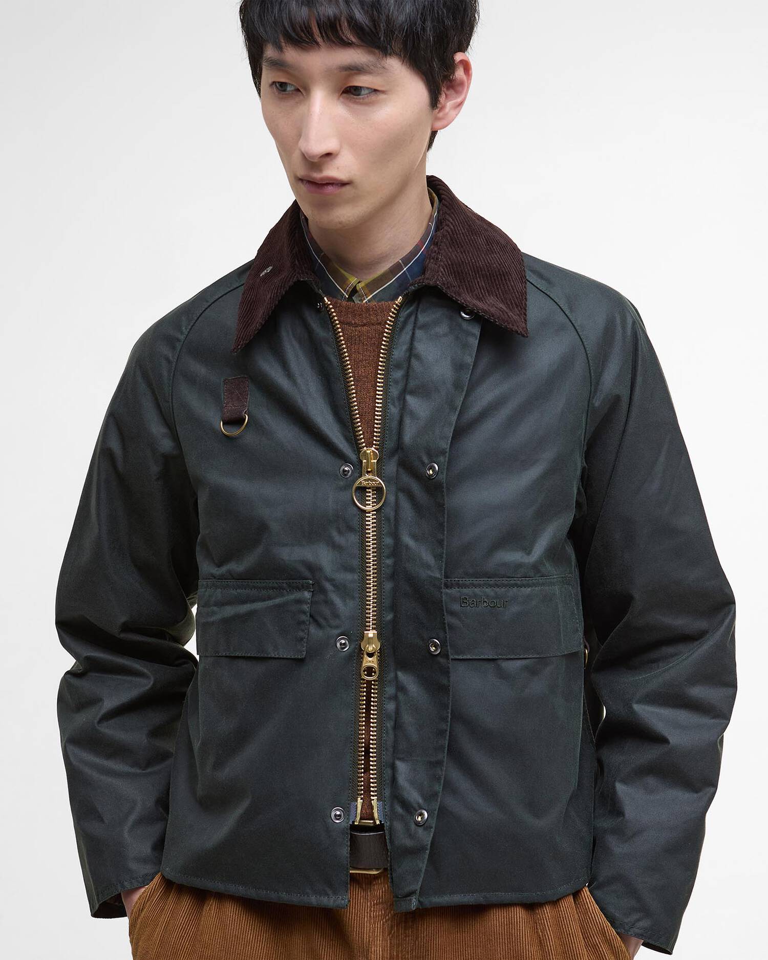 SL Spey Wax Jacket Sage - Barbour
