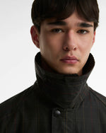 Carica l'immagine nel visualizzatore di Gallery, Tartan Oversized Bedale Waxed Jacket - Barbour
