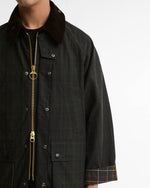 Carica l'immagine nel visualizzatore di Gallery, Tartan Oversized Bedale Waxed Jacket - Barbour
