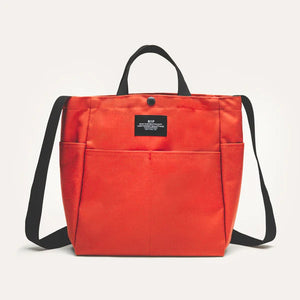 Borsa Multi Pocket Bag Medium Reddish Orange - BAGSINPROGRESS