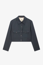 Carica l&#39;immagine nel visualizzatore di Gallery, Overshirt Angelina Tropical Ardesia - Barena Venezia
