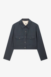 Overshirt Angelina Tropical Ardesia - Barena Venezia