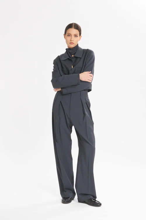 Overshirt Angelina Tropical Ardesia - Barena Venezia